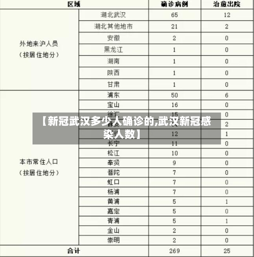 【新冠武汉多少人确诊的,武汉新冠感染人数】