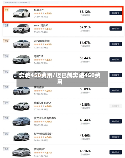 奔驰450费用/迈巴赫奔驰450费用-第3张图片